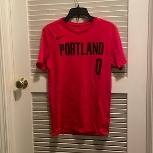 Nike Portland Trailblazers Damian Lillard Dri-fit shirt